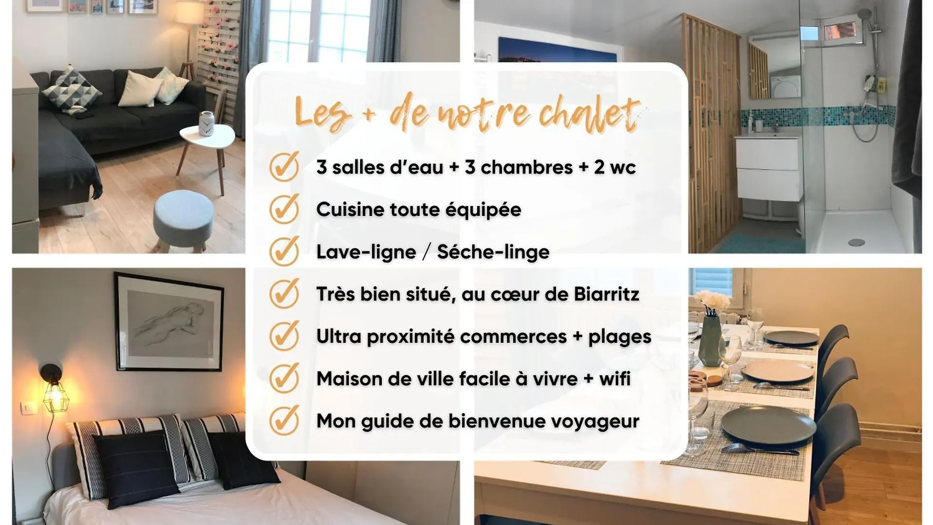 Chalet Basque 6 Couchages Centre Ville Biarritz Holiday home
